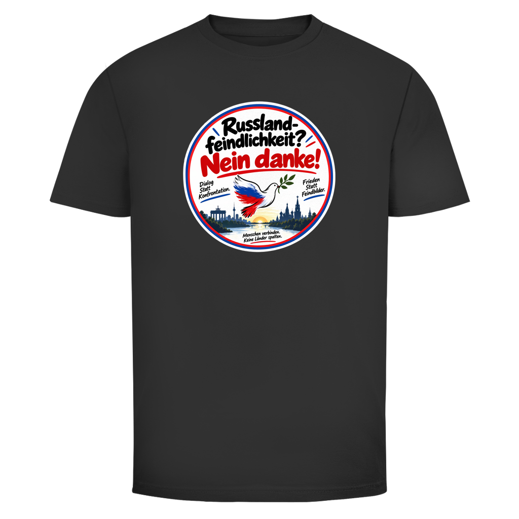 Herren T-Shirt Russlandfeindlichkeit? Nein Danke!