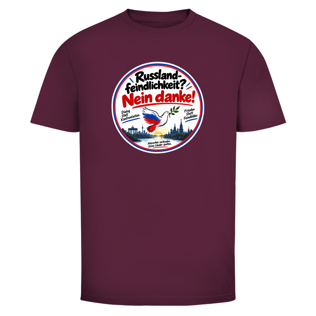 Herren T-Shirt Russlandfeindlichkeit? Nein Danke!