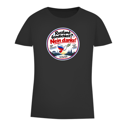 Damen Premium Bio T-Shirt Russlandfeindlichkeit? Nein Danke!