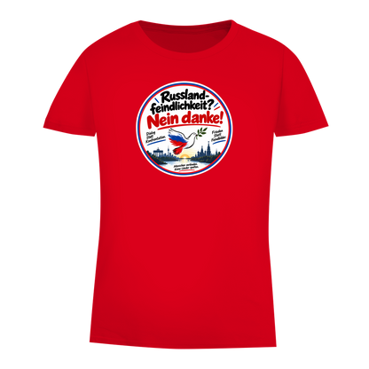 Damen Premium Bio T-Shirt Russlandfeindlichkeit? Nein Danke!