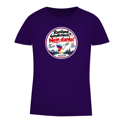 Damen Premium Bio T-Shirt Russlandfeindlichkeit? Nein Danke!