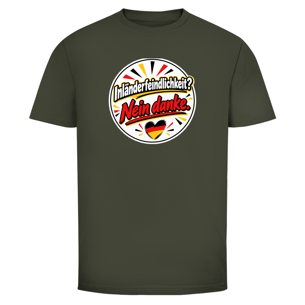 Herren T-Shirt Inländerfeindlichkeit? Nein danke.