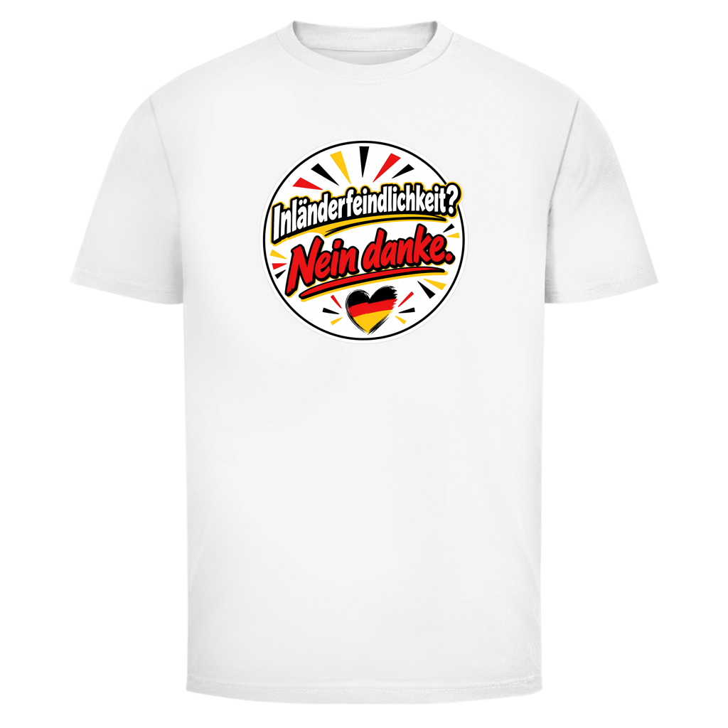 Herren T-Shirt Inländerfeindlichkeit? Nein danke.