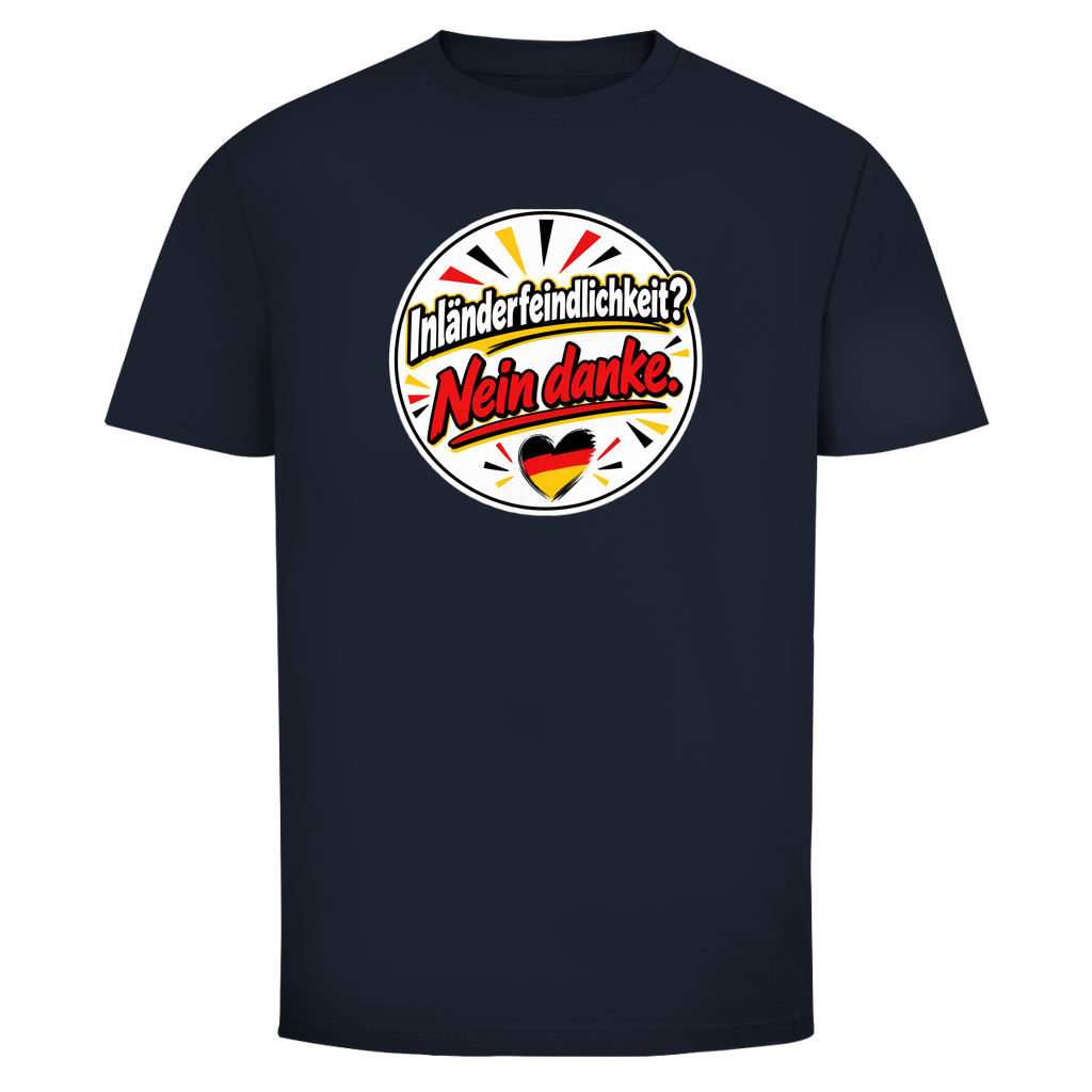 Herren T-Shirt Inländerfeindlichkeit? Nein danke.