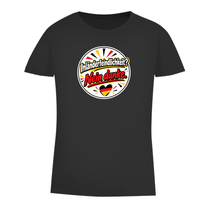 Damen Premium Bio T-Shirt Inländerfeindlichkeit? Nein danke.