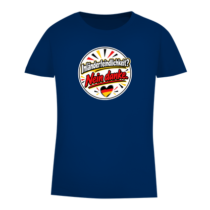 Damen Premium Bio T-Shirt Inländerfeindlichkeit? Nein danke.
