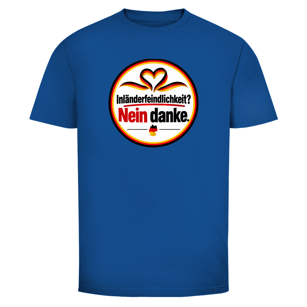 Herren T-Shirt Inländerfeindlichkeit? Nein danke.