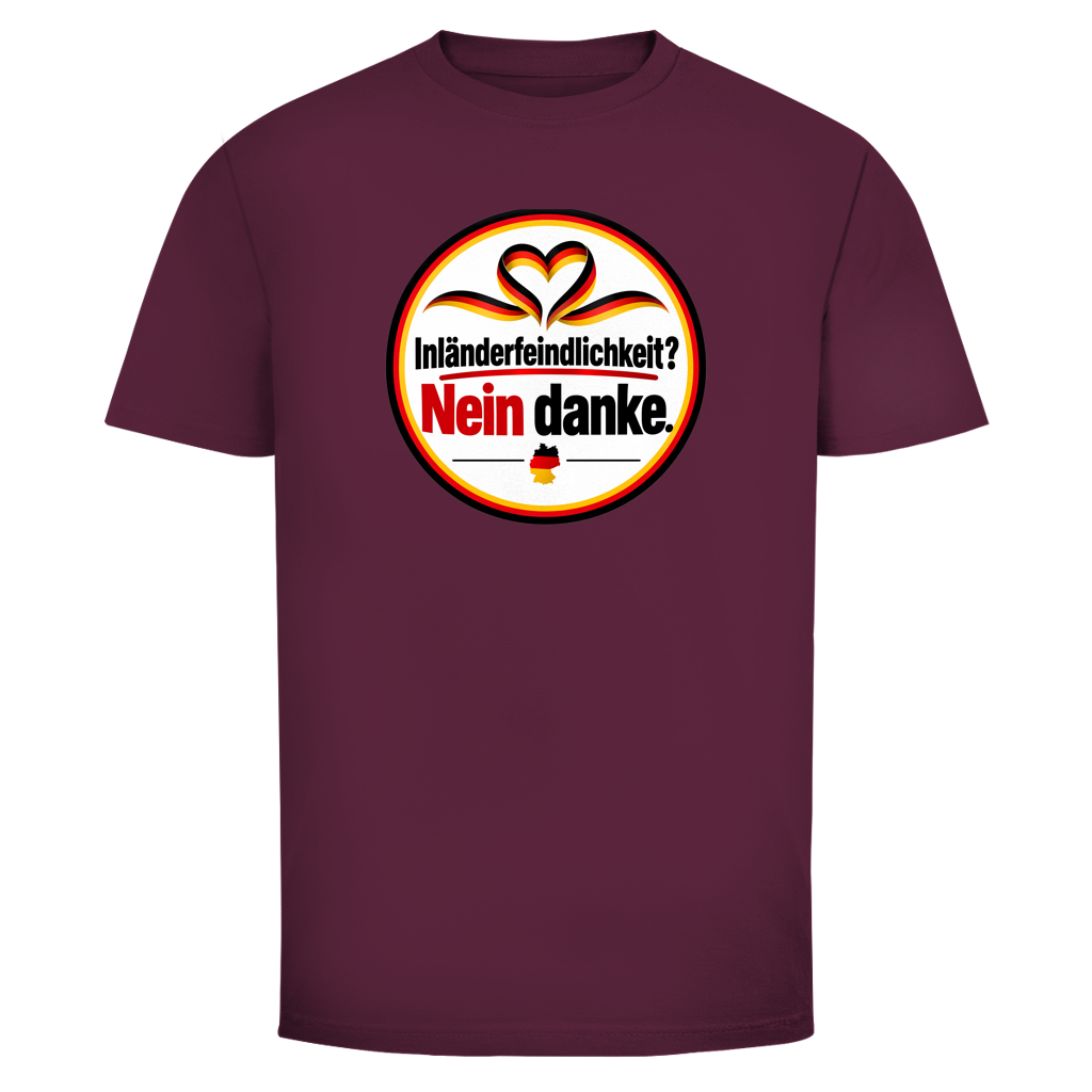 Herren T-Shirt Inländerfeindlichkeit? Nein danke.