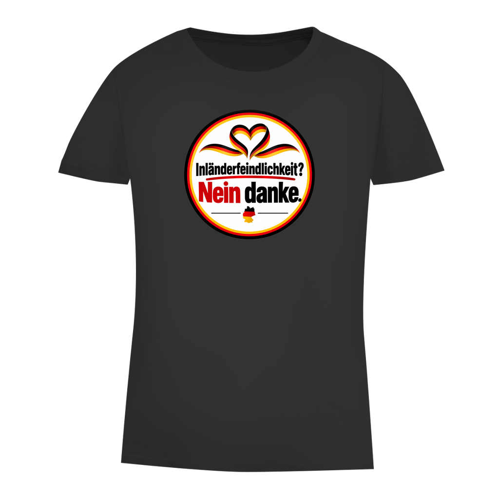 Damen Premium Bio T-Shirt Inländerfeindlichkeit? Nein danke.