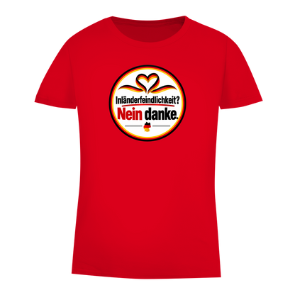 Damen Premium Bio T-Shirt Inländerfeindlichkeit? Nein danke.