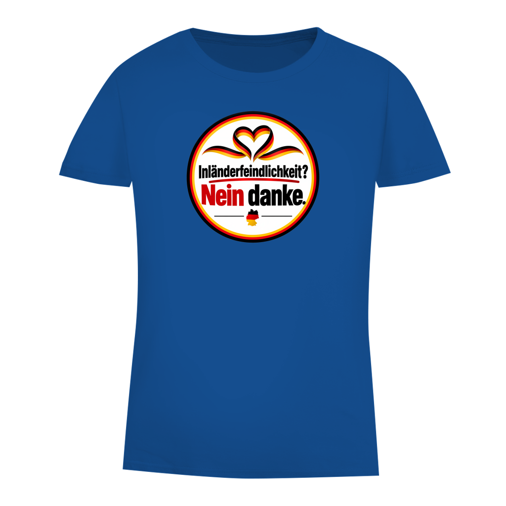 Damen Premium Bio T-Shirt Inländerfeindlichkeit? Nein danke.