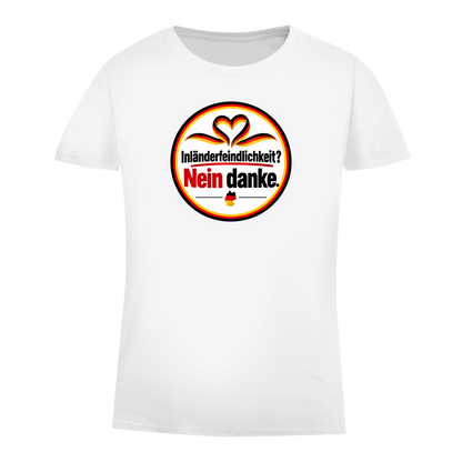 Damen Premium Bio T-Shirt Inländerfeindlichkeit? Nein danke.