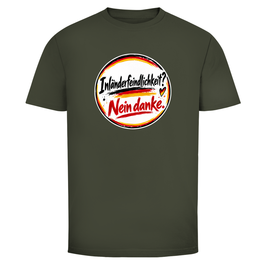 Herren T-Shirt Inländerfeindlichkeit? Nein danke.