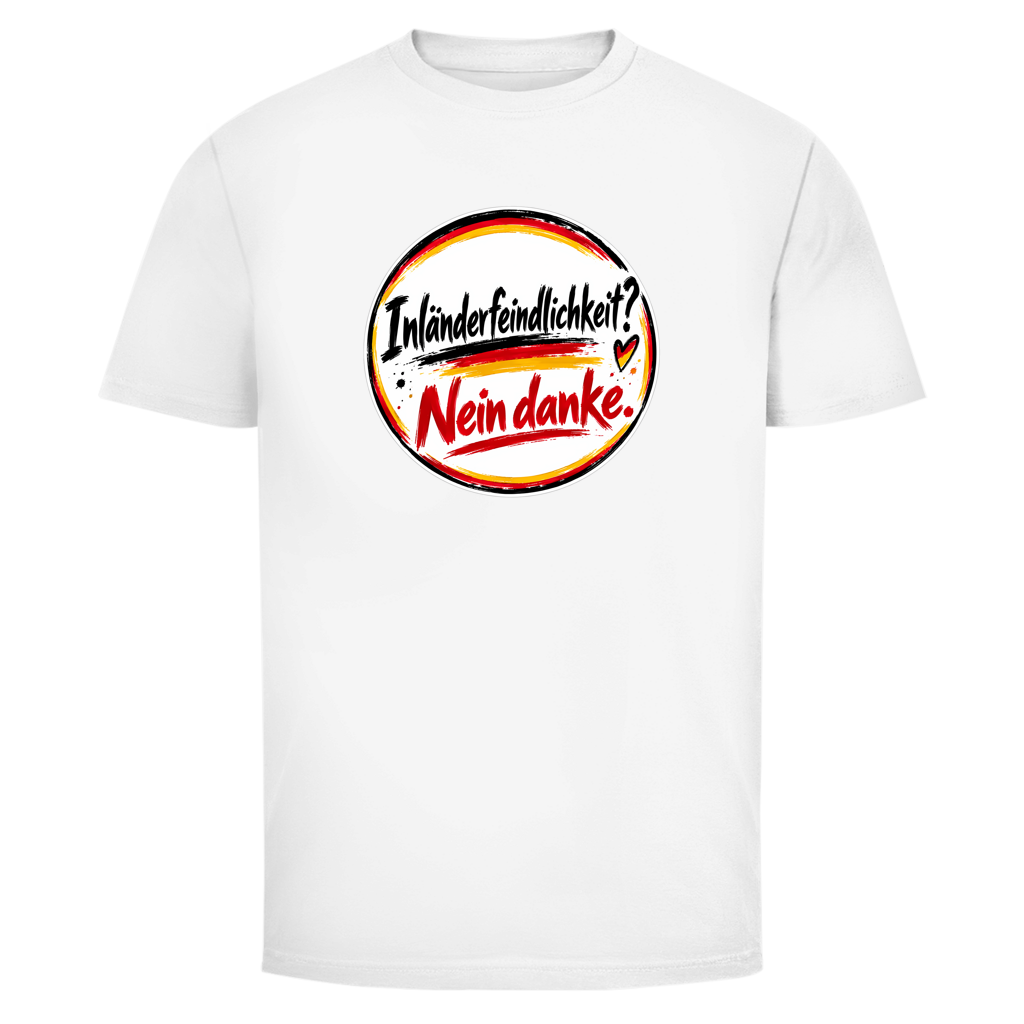 Herren T-Shirt Inländerfeindlichkeit? Nein danke.