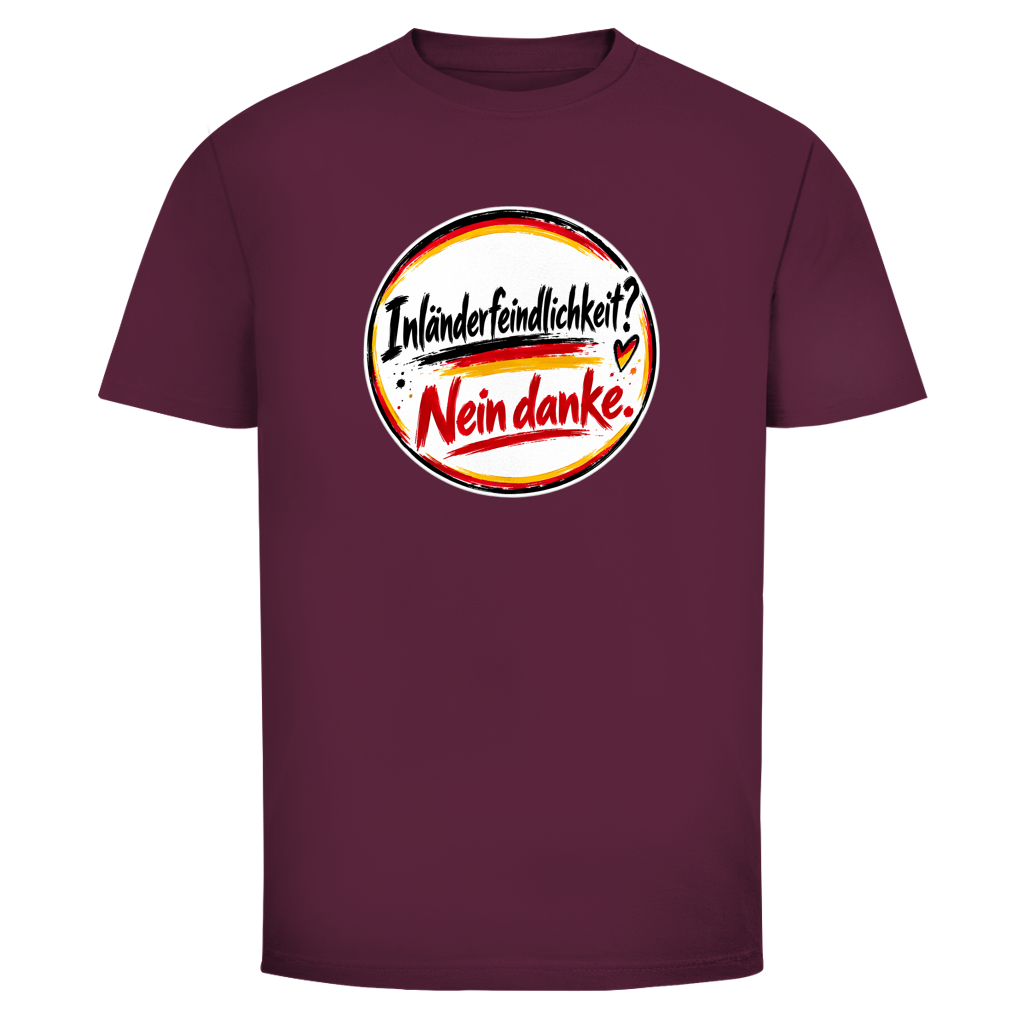 Herren T-Shirt Inländerfeindlichkeit? Nein danke.