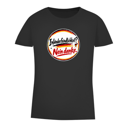 Damen Premium Bio T-Shirt Inländerfeindlichkeit? Nein danke.