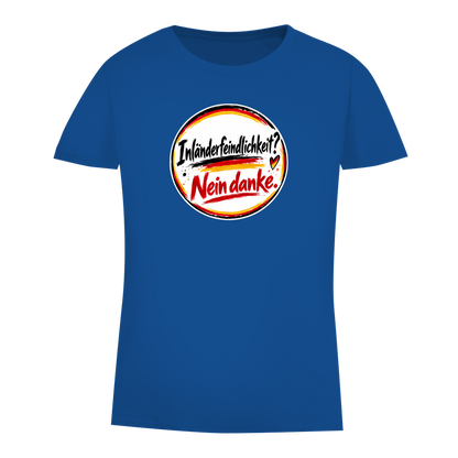 Damen Premium Bio T-Shirt Inländerfeindlichkeit? Nein danke.