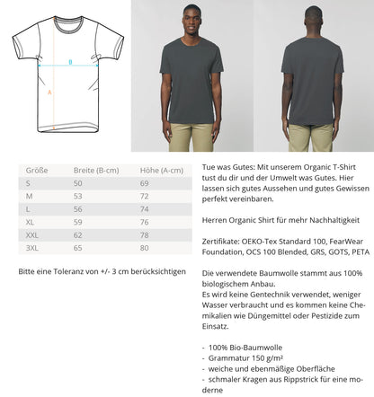 Plötzlich und unerwartet  - Herren Organic Shirt