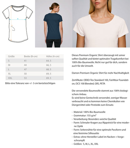 Ungeimpft ist das neue Sexy - Damen Organic Shirt (B-Ware einwandfrei)