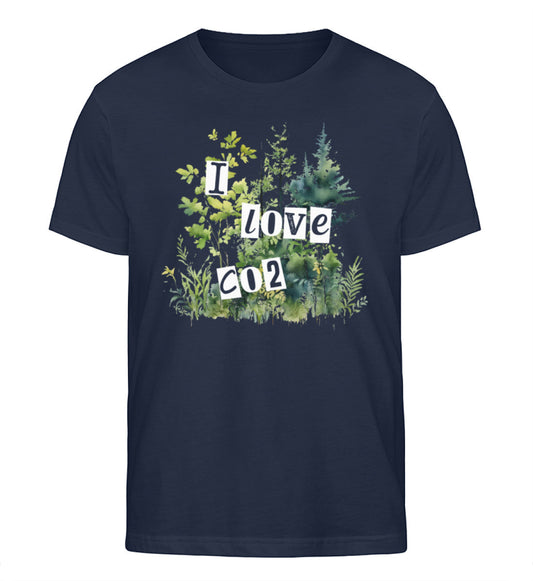 I LOVE CO2  - Herren Organic Shirt (B-Ware einwandfrei)