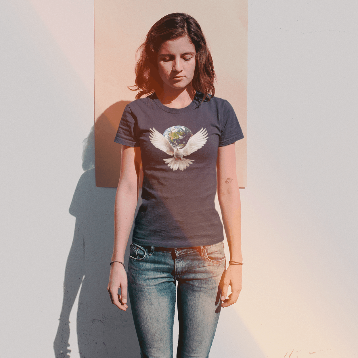Weltfrieden - Damenshirt