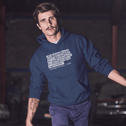Der Strom wird abgeschaltet – George Orwell - Unisex Kapuzenpullover Hoodie