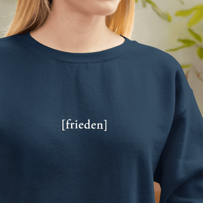 "[frieden]"  - Unisex Sweatshirt mit Stick
