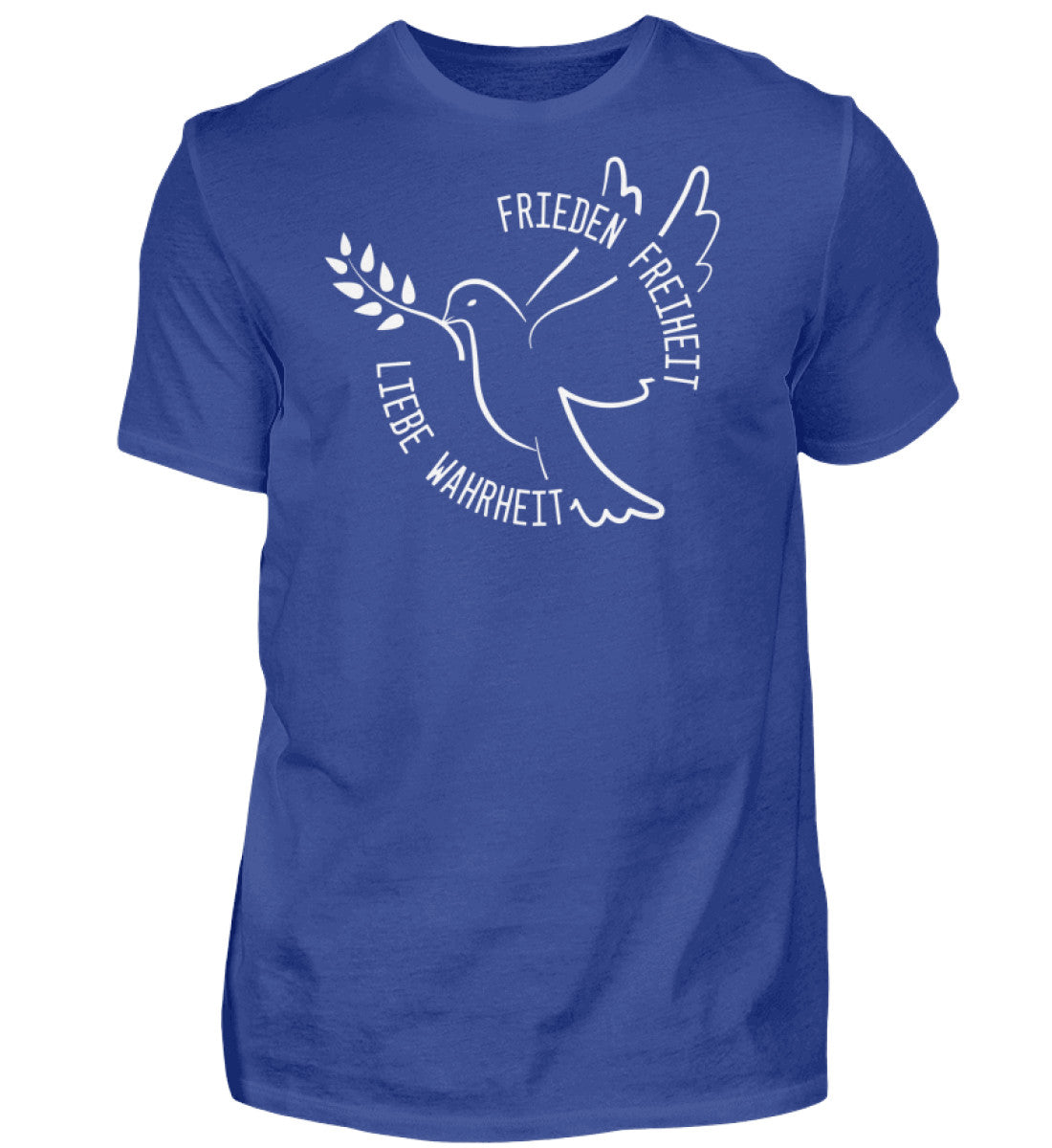 Frieden Freiheit Liebe Wahrheit - Herren Shirt (Einzelstück Größe XL)