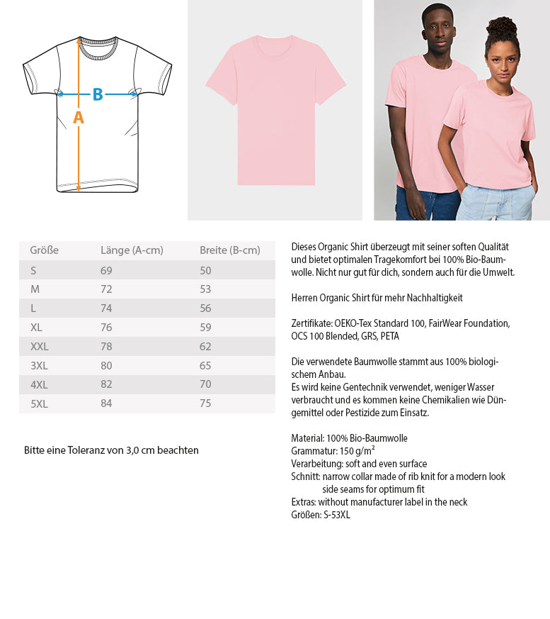 Wehrpflicht? Nein Danke!  - Herren Organic Shirt