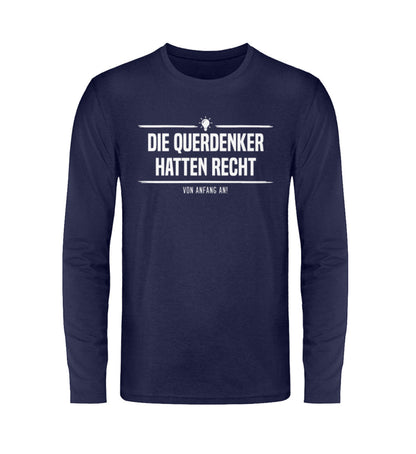 Die Querdenker hatten Recht - Unisex Long Sleeve T-Shirt (B-Ware einwandfrei)