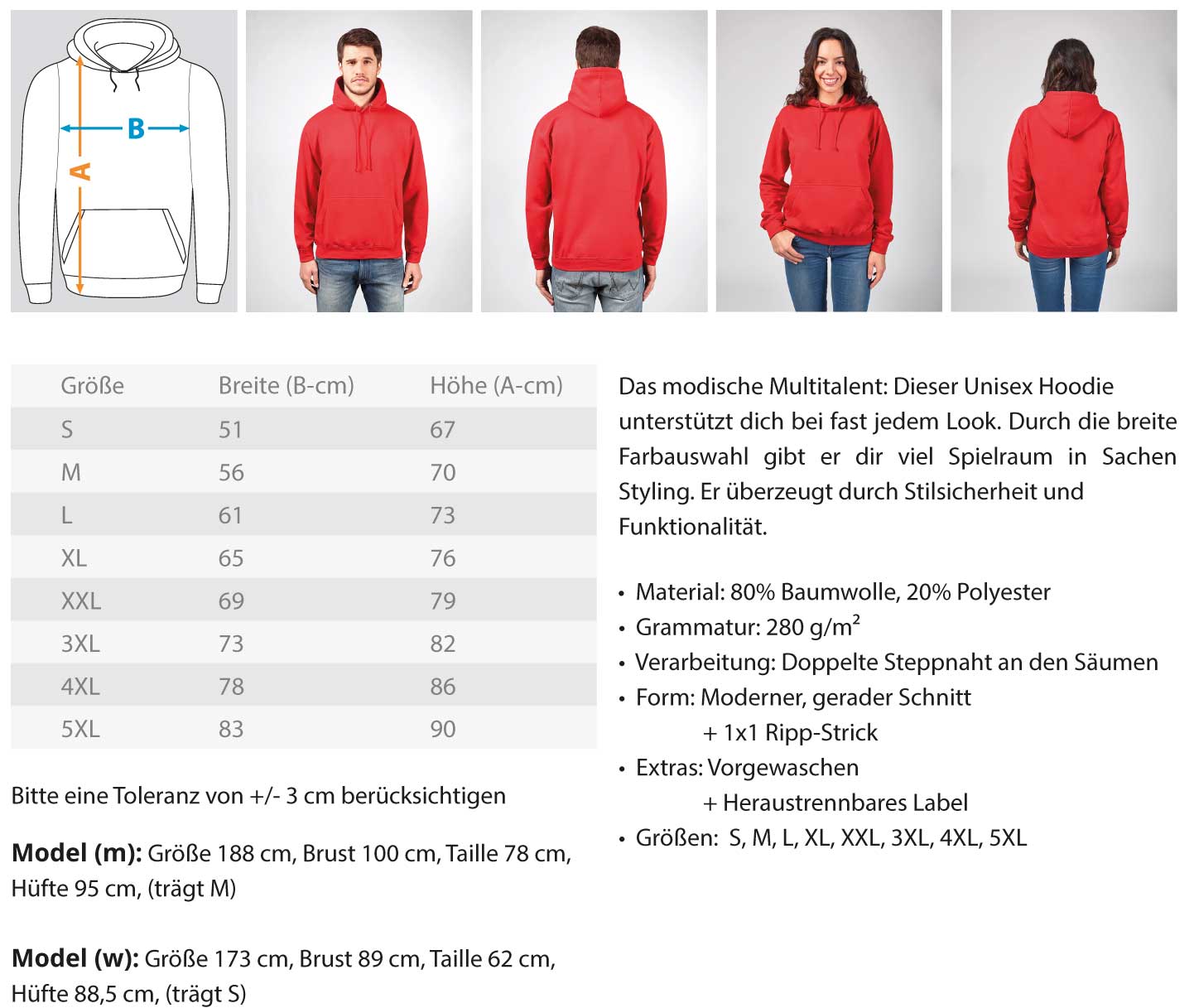 Selbstdenker  - Unisex Kapuzenpullover Hoodie (B-Ware einwandfrei)