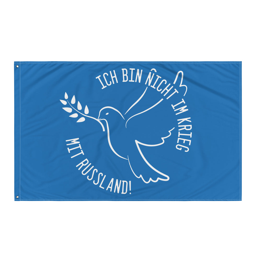 Ich bin nicht im Krieg mit Russland! Fahne / Flagge