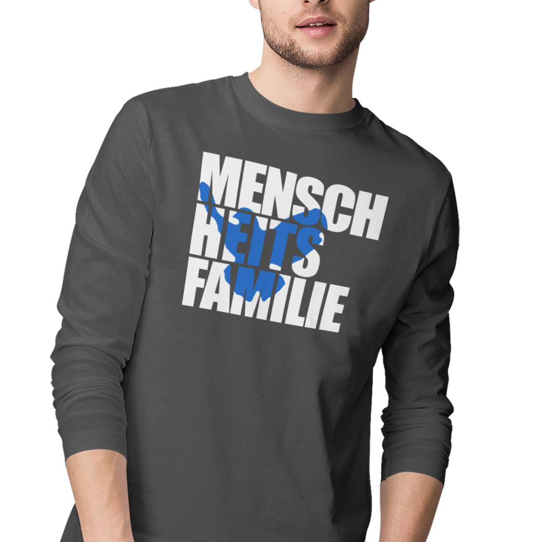 Menschheitsfamilie  - Unisex Long Sleeve T-Shirt
